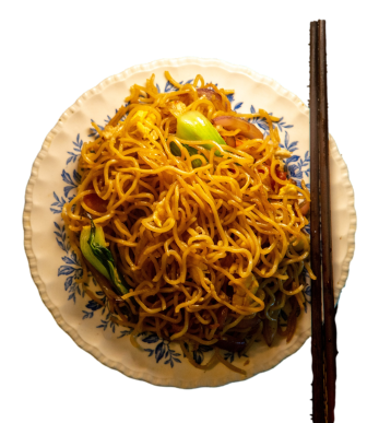 Mì xào rau (vegetarisch)