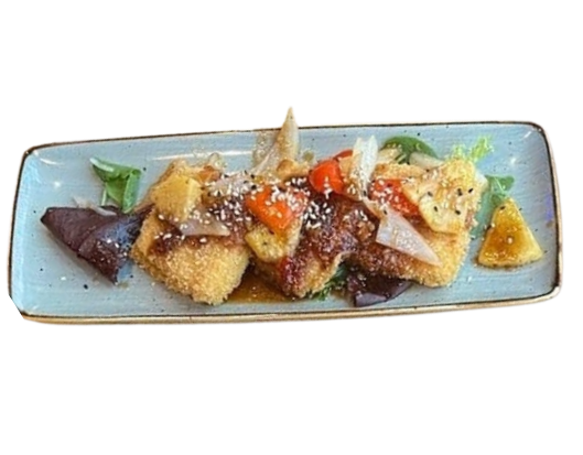 Bio Tofu gebacken (vegetarisch)