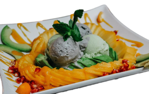 Kem xoài (vegetarisch)