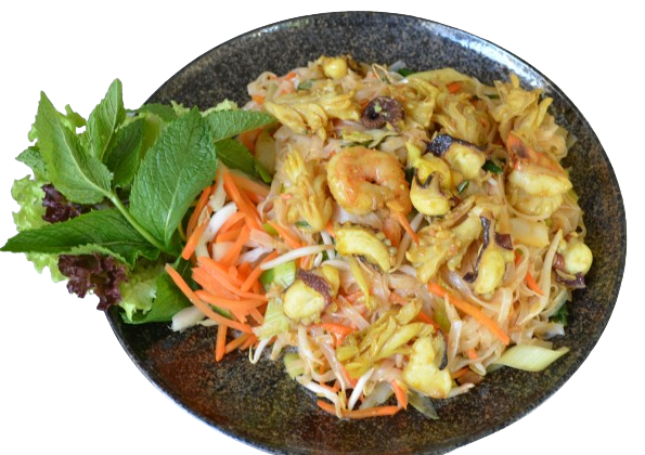 Pad-Thai mit Garnelen