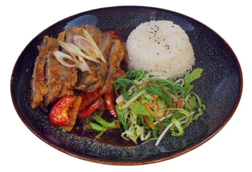 Knuspriges Hähnchen mit Zitronengras (scharf)