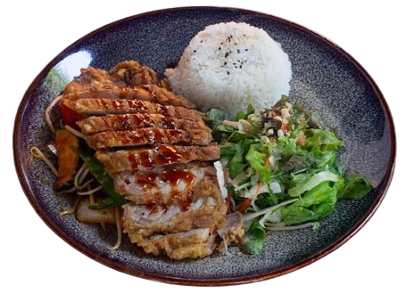 Knuspriges Hähnchen mit indischer Currysauce (scharf)