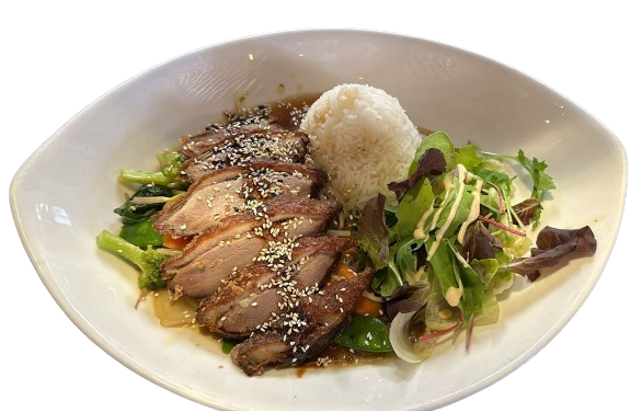 Knusprige Ente mit Ingwer und Hoisin-Sauce